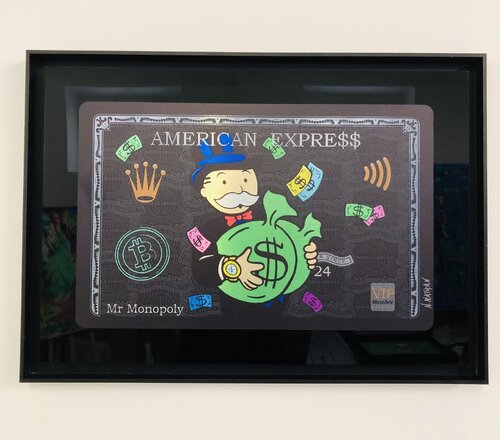 Amex Mr.Monopoly by N NATHAN, Painting for Sale on Select