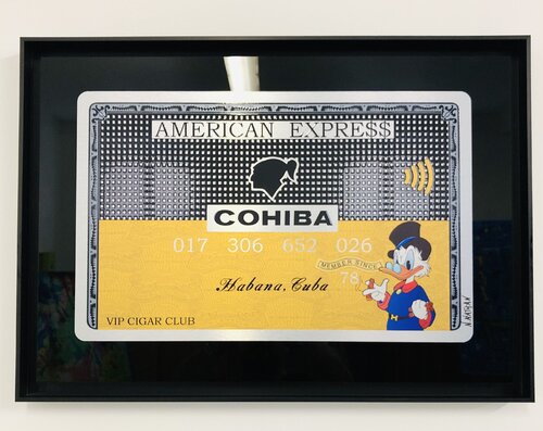 Amex Cohiba Club by N NATHAN, Painting for Sale on Select