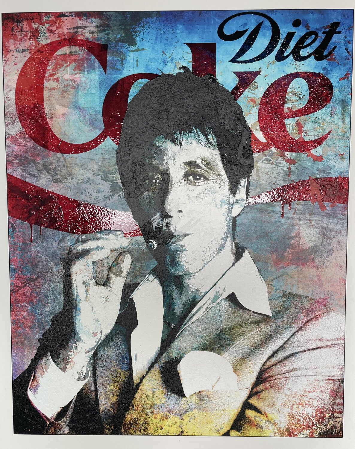 Montana Diet Coke N NATHAN Original painting for sale