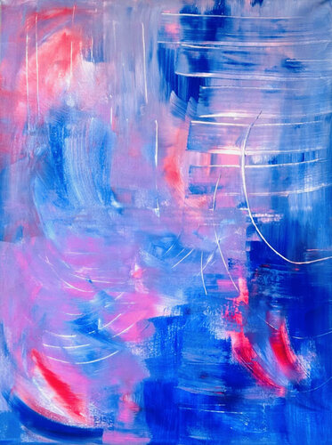 Paris Blue by Violet Shaw, Painting for Sale on Select
