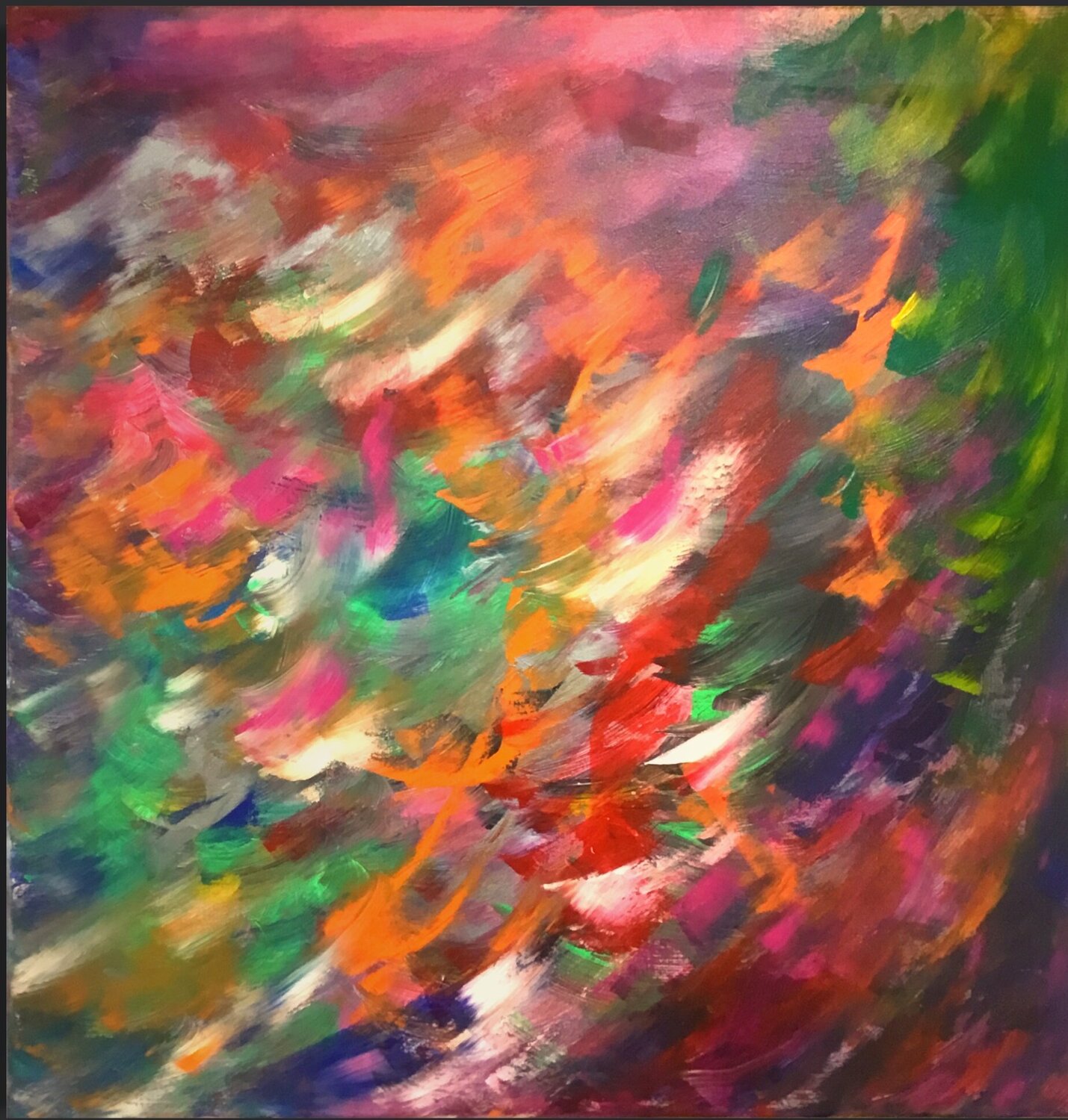 FIRE LAND Violet Shaw Original painting for sale