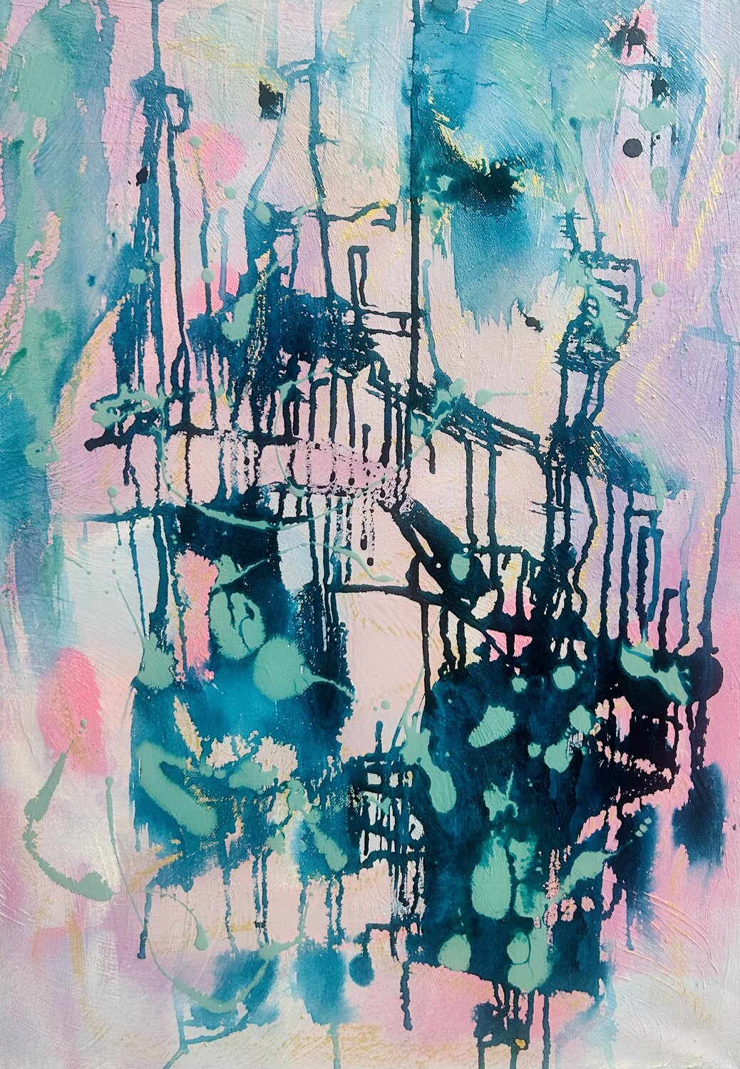 Rose en Provence Violet Shaw Original painting for sale