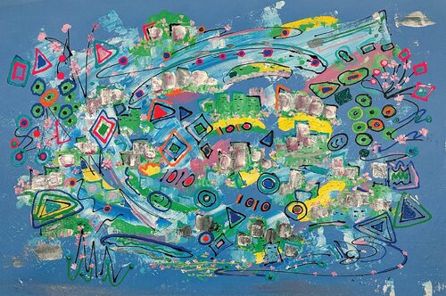 Pretty City Art by Dorothea Sandra, Painting for Sale on Select