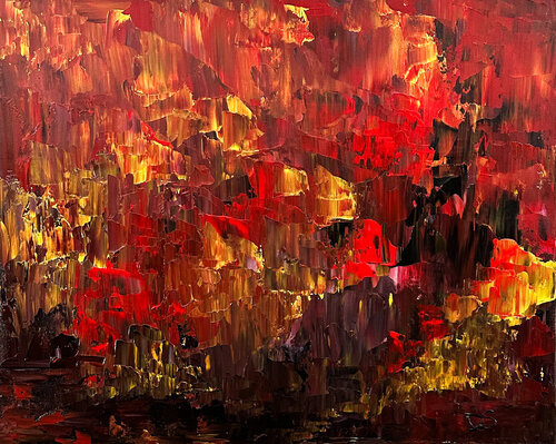 Hatred Laughing by Dorothea Sandra, Painting for Sale on Select