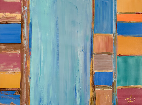Abstract Honoring Logic by Dorothea Sandra, Painting for Sale on Select
