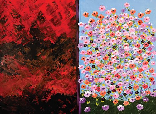 Chaos Leadership vs Prosperity Leadership by Dorothea Sandra, Painting for Sale on Select