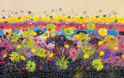 Merry Sustainable Melodies by Dorothea Sandra, Painting for Sale on Select