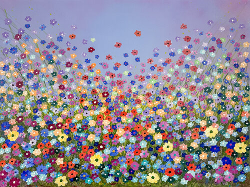 Dancing Flower Garden by Dorothea Sandra, Painting for Sale on Select