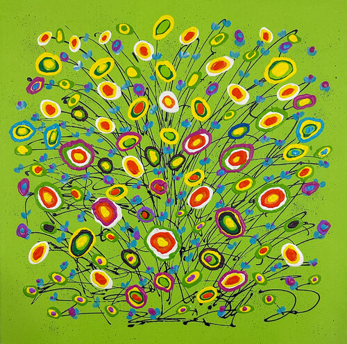 Greenie Power For You von Dorothea Sandra, Malerei kaufen auf Select