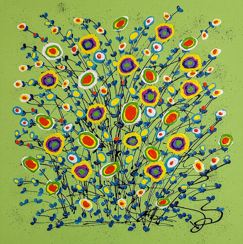 Greenie Power von Dorothea Sandra, Malerei kaufen auf Select