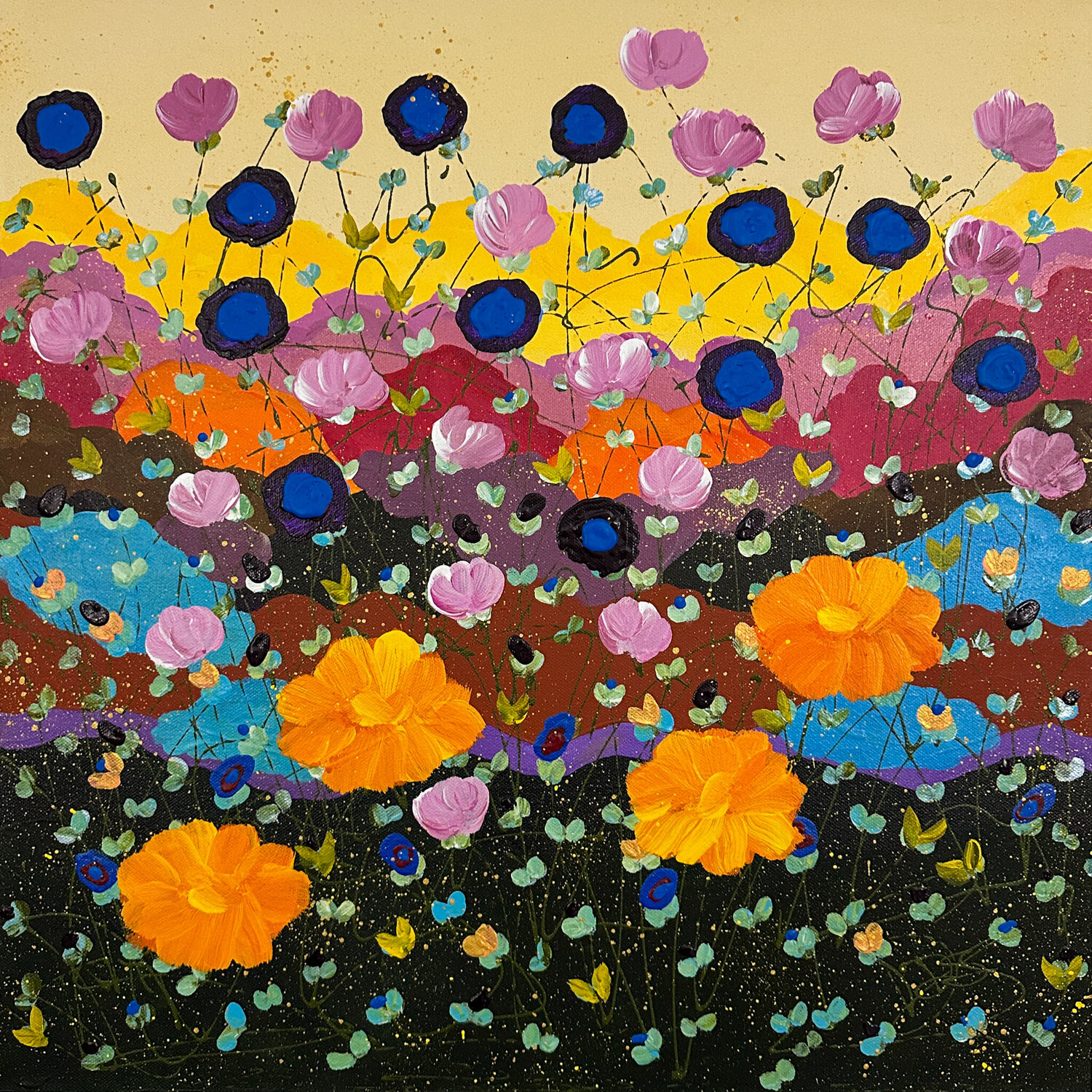 Color Me Amazing Dorothea Sandra Original painting for sale