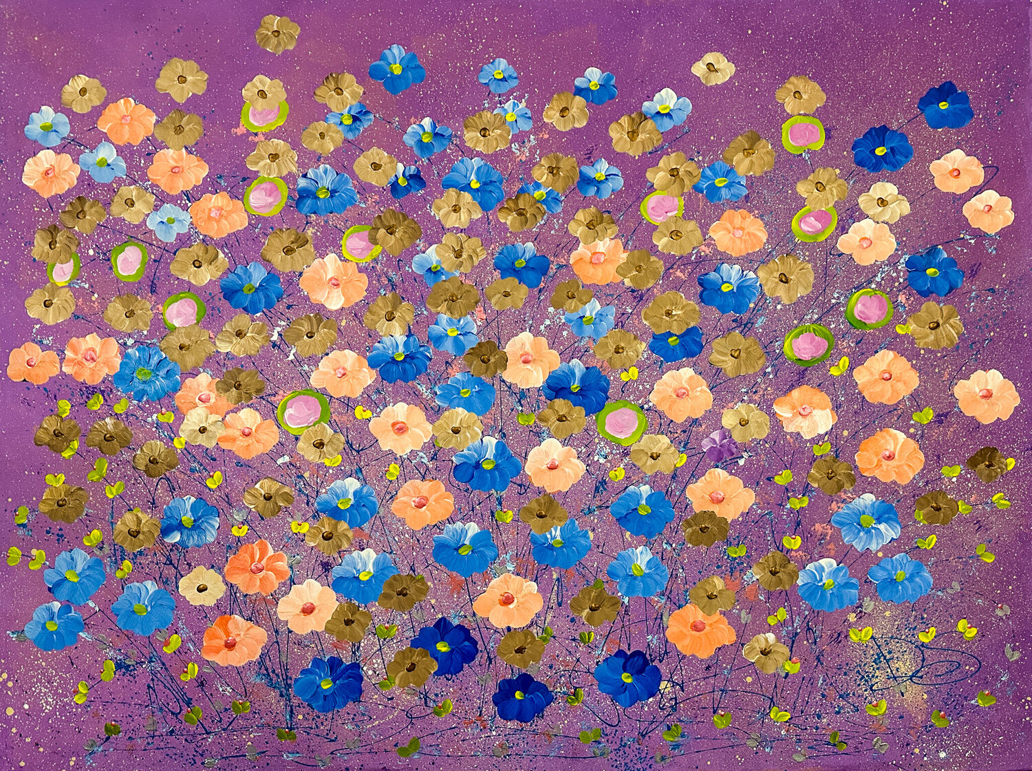 Warm And Happy Dorothea Sandra Original painting for sale