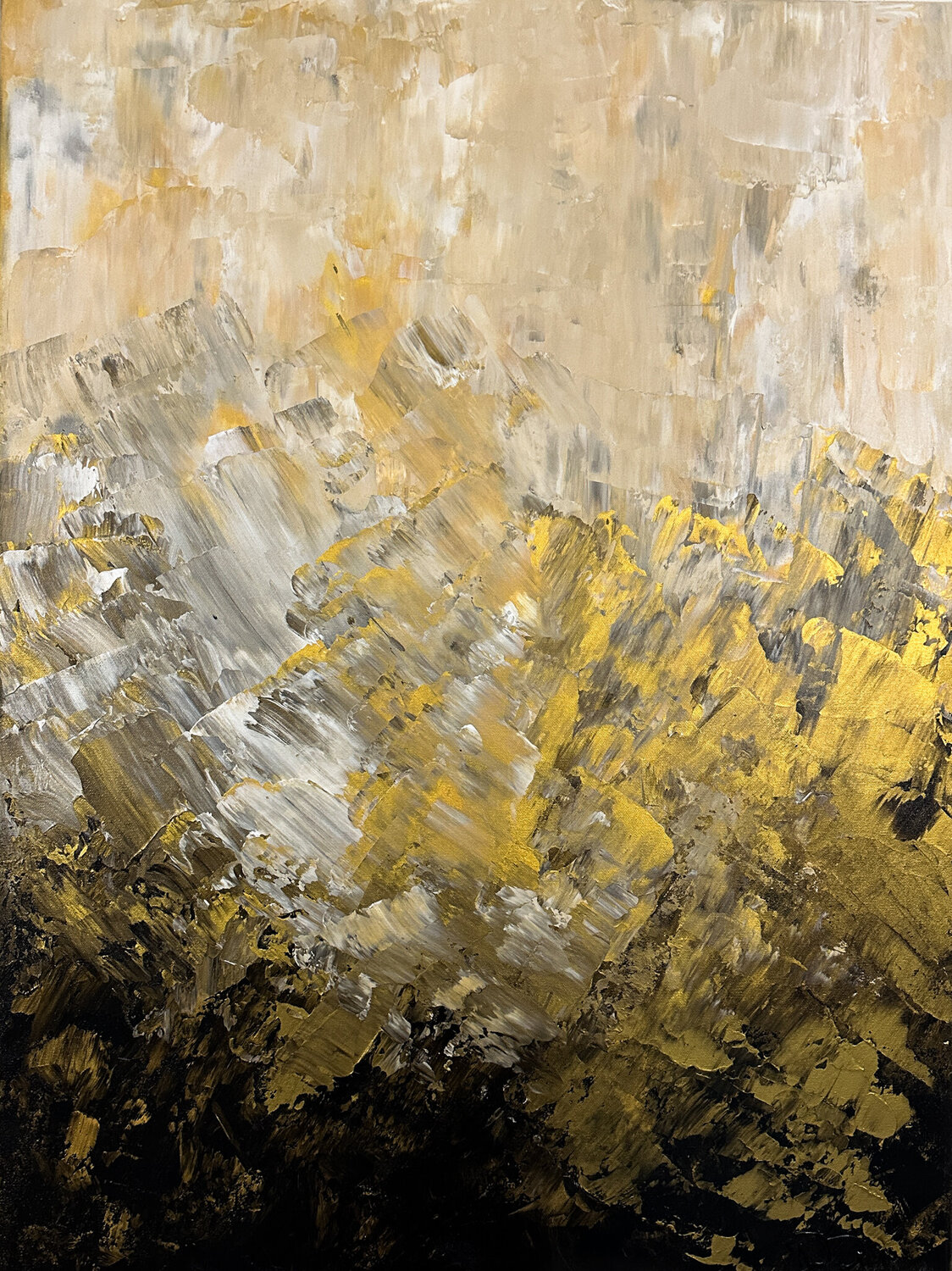 Gold Dorothea Sandra Original painting for sale