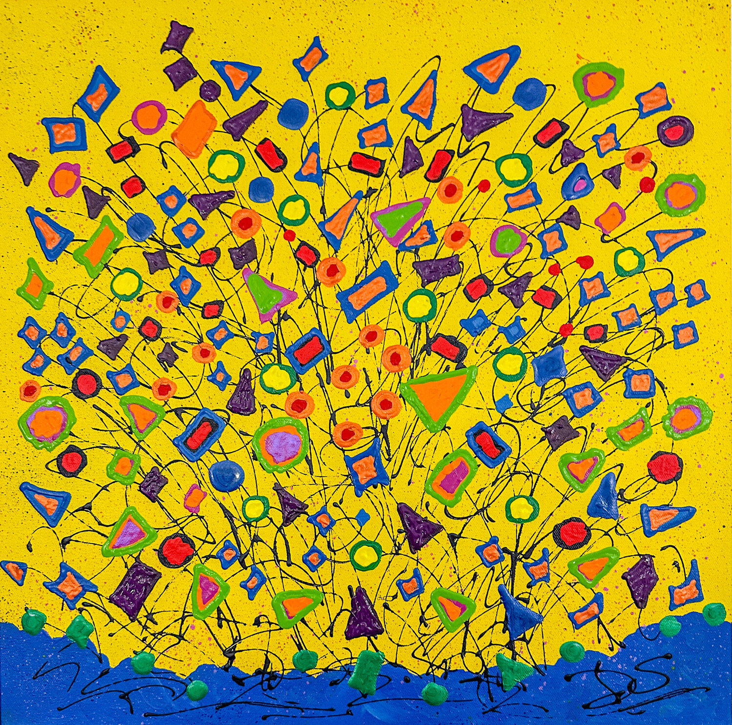 Enjoying Humanity Dorothea Sandra Original painting for sale