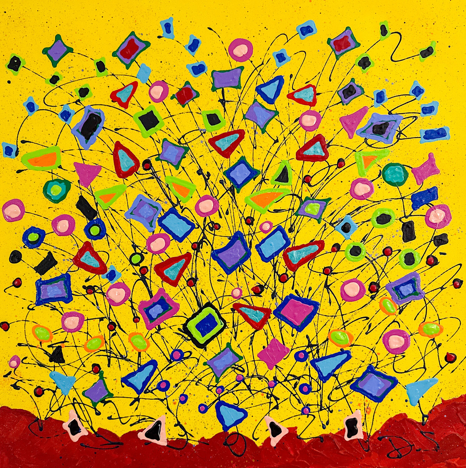 There's Friendship In Humanity Dorothea Sandra Original painting for sale