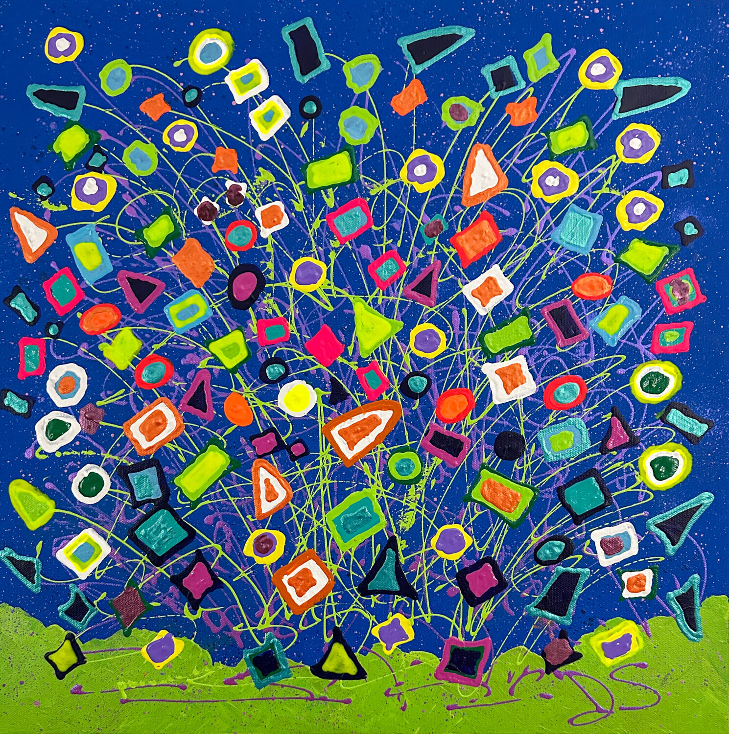 Jubilee For Humanity Dorothea Sandra Originalgemälde zu verkaufen