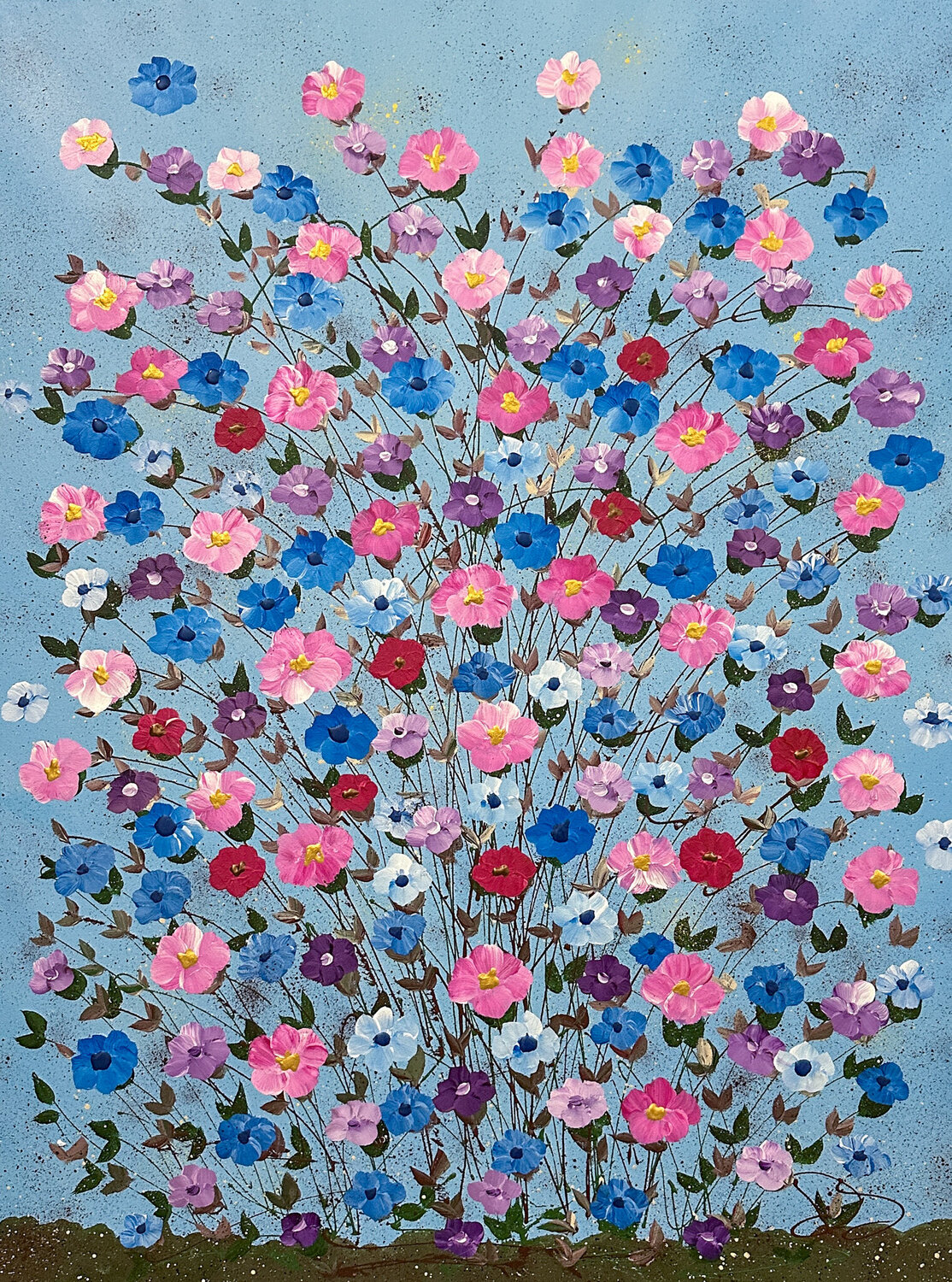 Healing With Happiness Dorothea Sandra Originalgemälde zu verkaufen