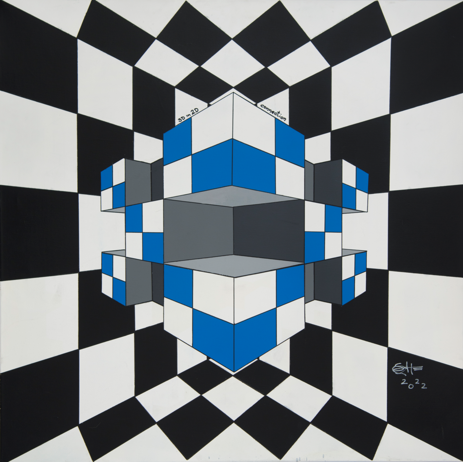 CONNECTION Paja van Kosmaj Original painting for sale