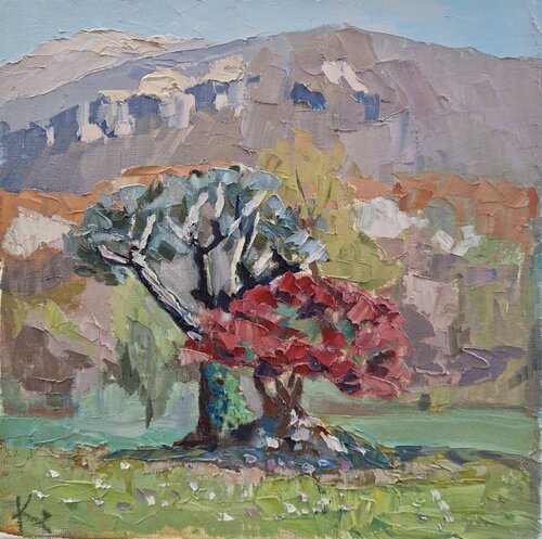 Landscape "Spring on Lake Como" by Olena Kolotova, Painting for Sale on Select
