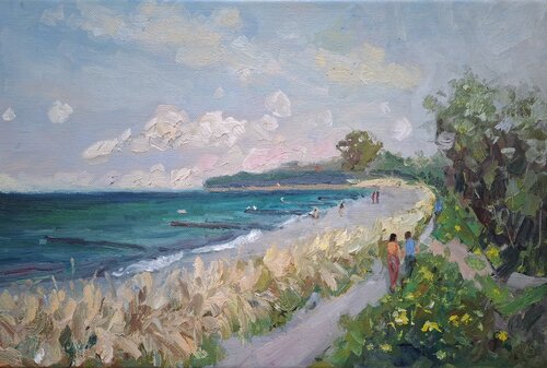 Seascape Baltic Coast by Olena Kolotova, Painting for Sale on Select