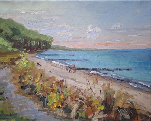 Baltic seashore by Olena Kolotova, Painting for Sale on Select