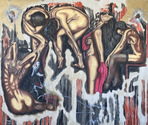 Broken by Huseyin Ak, Painting for Sale on Select