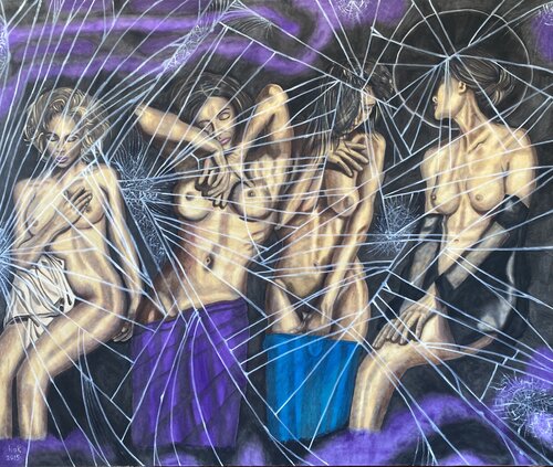 Cracked Soul I by Huseyin Ak, Painting for Sale on Select