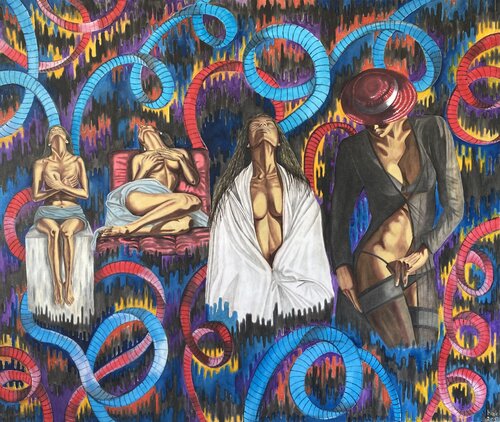 Spiral by Huseyin Ak, Painting for Sale on Select