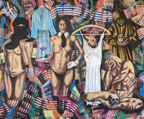 Inferno by Huseyin Ak, Painting for Sale on Select