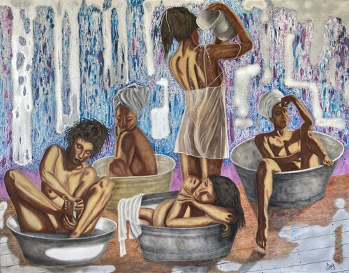 Bath Series II by Huseyin Ak, Painting for Sale on Select