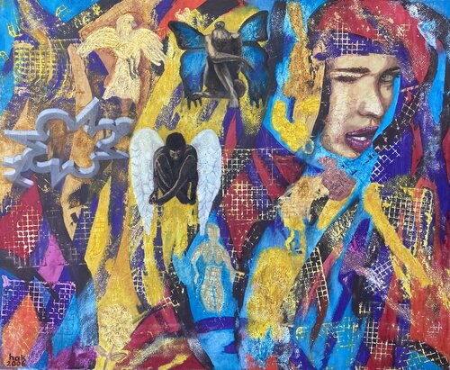 Angel by Huseyin Ak, Painting for Sale on Select