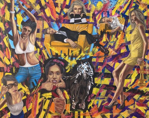 Glimpse by Huseyin Ak, Painting for Sale on Select