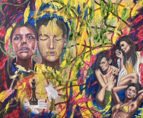 Surrender by Huseyin Ak, Painting for Sale on Select