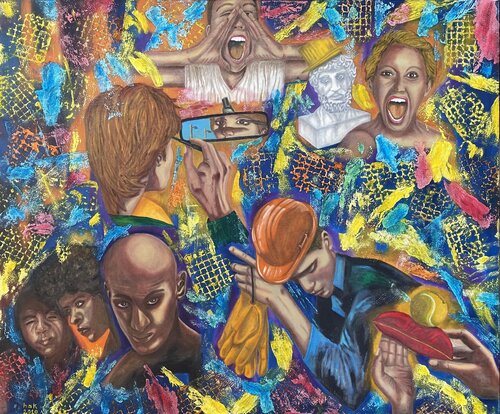 Diagnosis by Huseyin Ak, Painting for Sale on Select