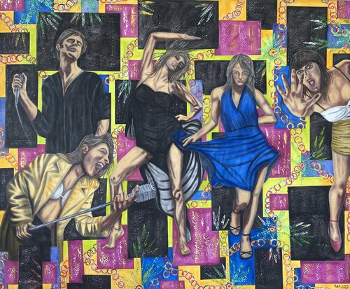 Entertainment by Huseyin Ak, Painting for Sale on Select