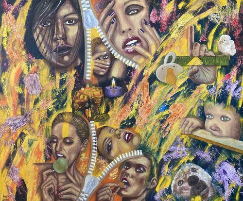 Zipper by Huseyin Ak, Painting for Sale on Select