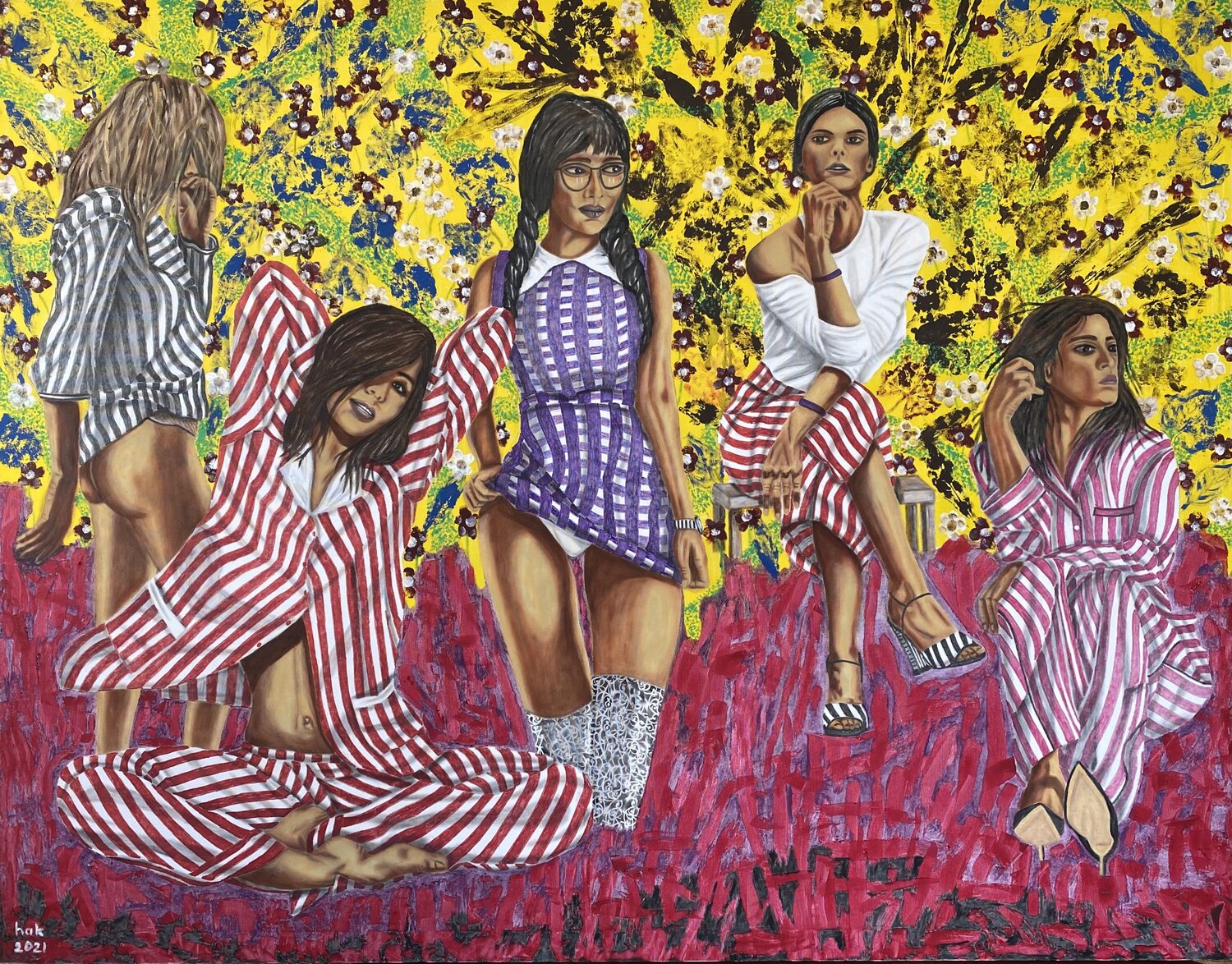 Cheer Me Up Huseyin Ak Original painting for sale