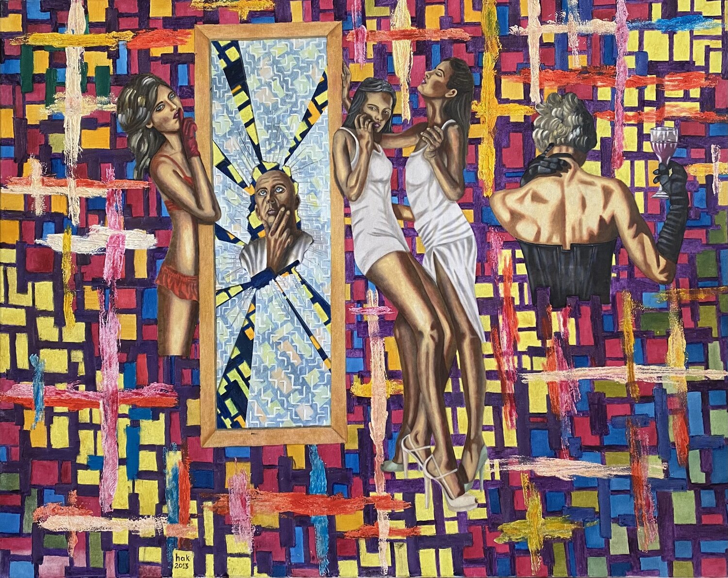 Broke Up Huseyin Ak Original painting for sale