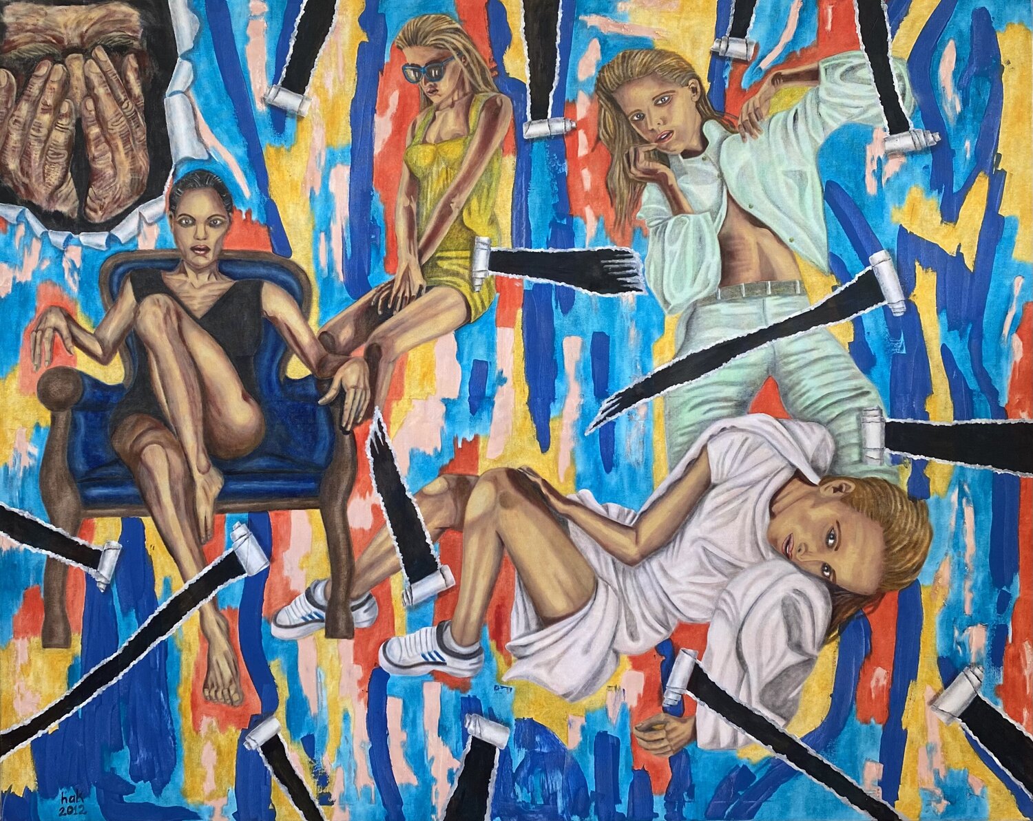 Relax Huseyin Ak Original painting for sale