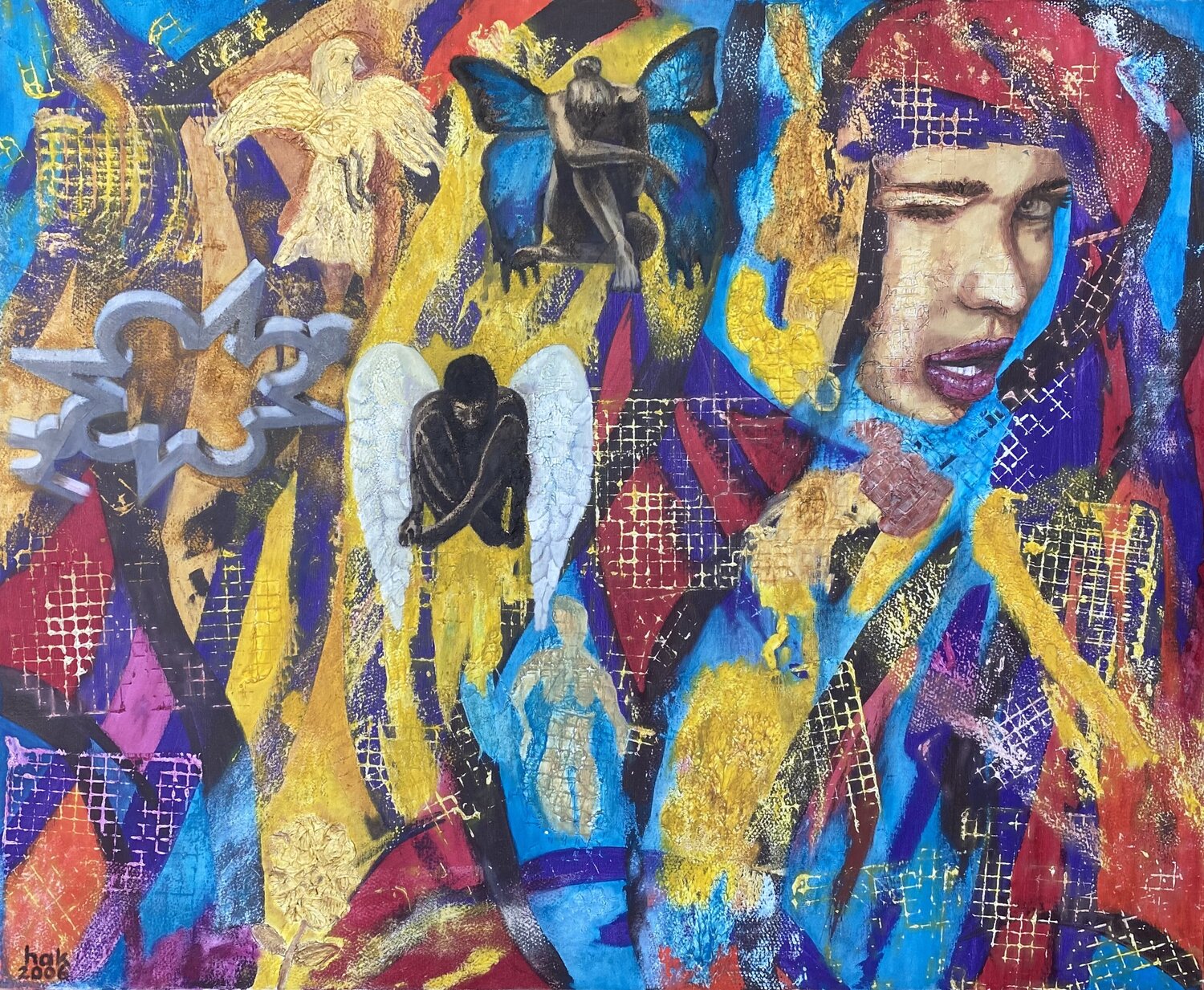 Angel Huseyin Ak Original painting for sale