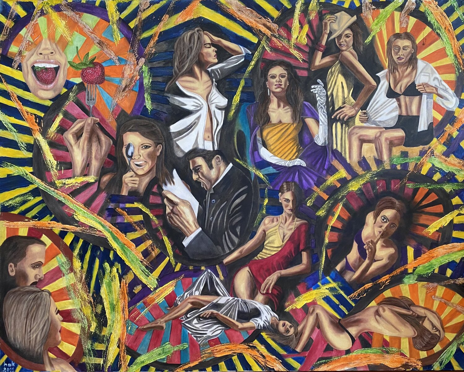 Soap Opera Huseyin Ak Original painting for sale