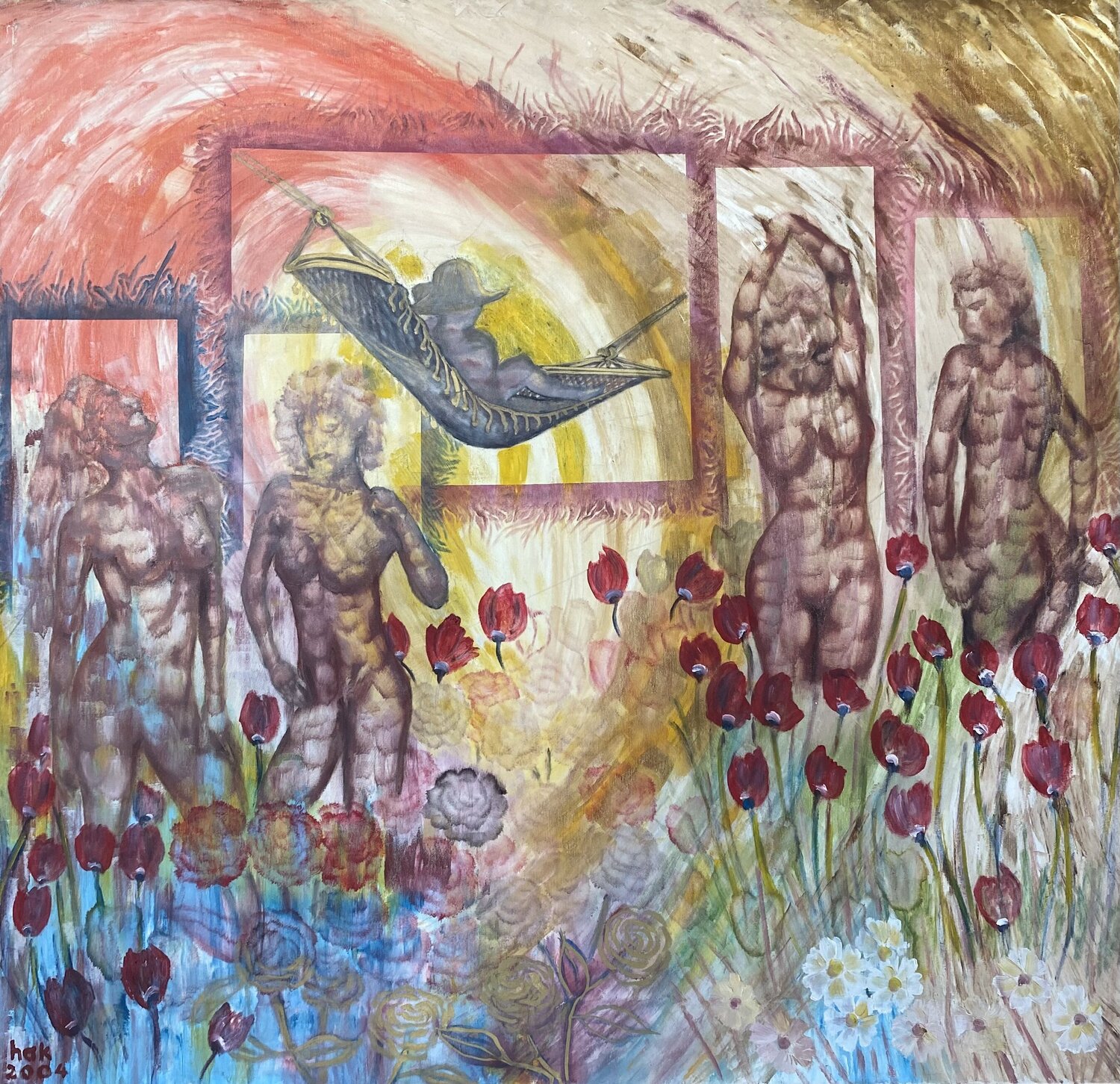 Field of Passion Huseyin Ak Original painting for sale