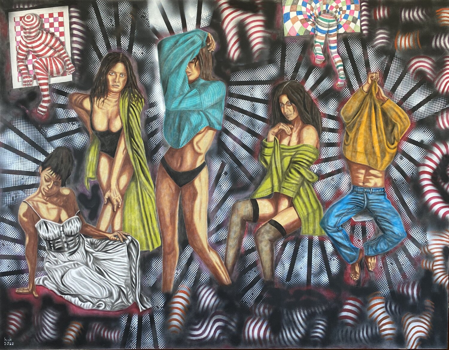 Confusion Huseyin Ak Original painting for sale