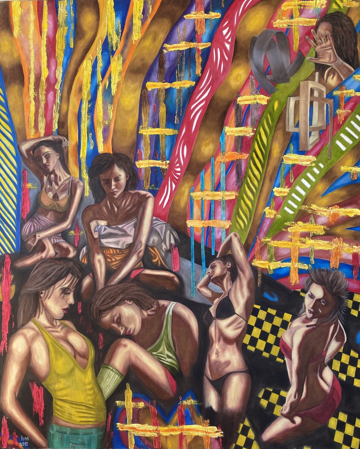 Lure Huseyin Ak Original painting for sale