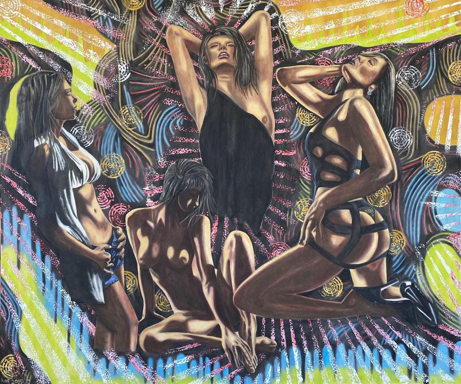 Sexual Attraction Huseyin Ak Original painting for sale