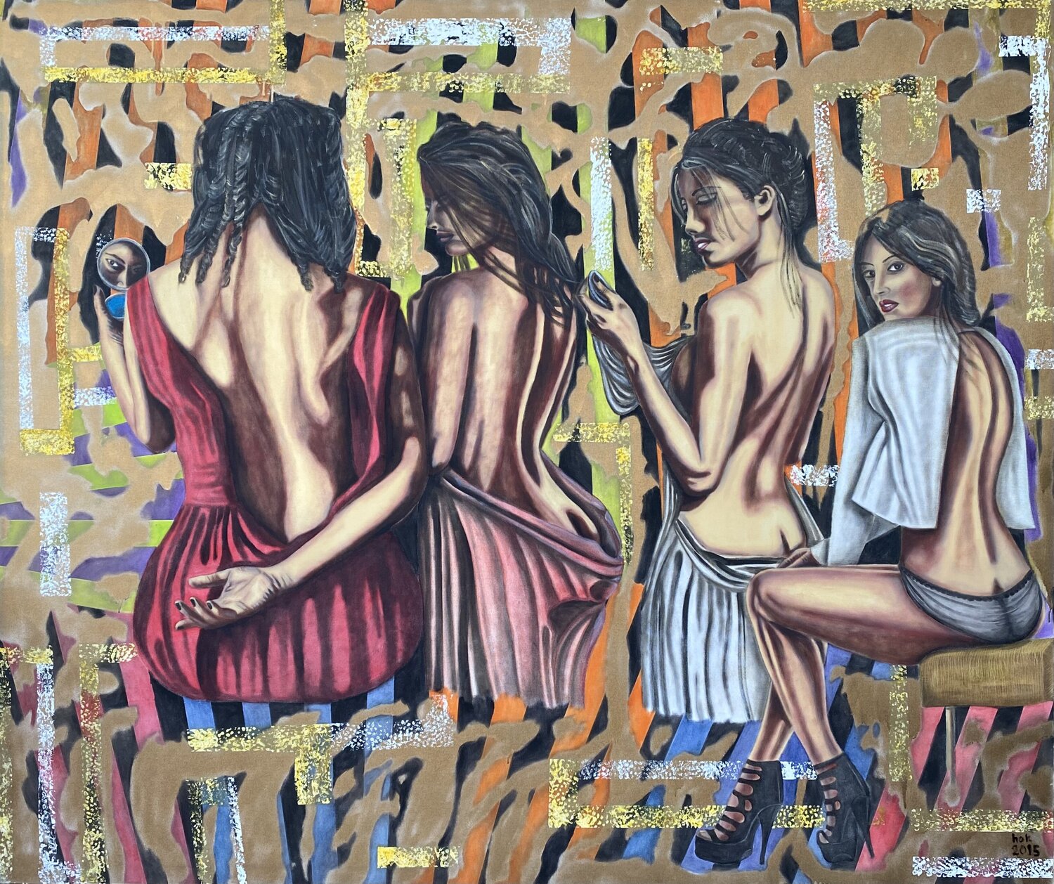 Cleavage Huseyin Ak Original painting for sale