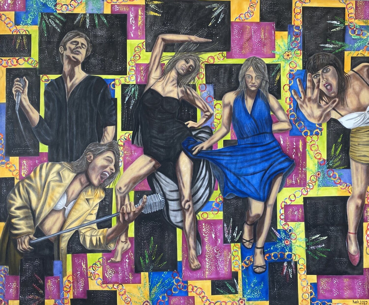 Entertainment Huseyin Ak Original painting for sale