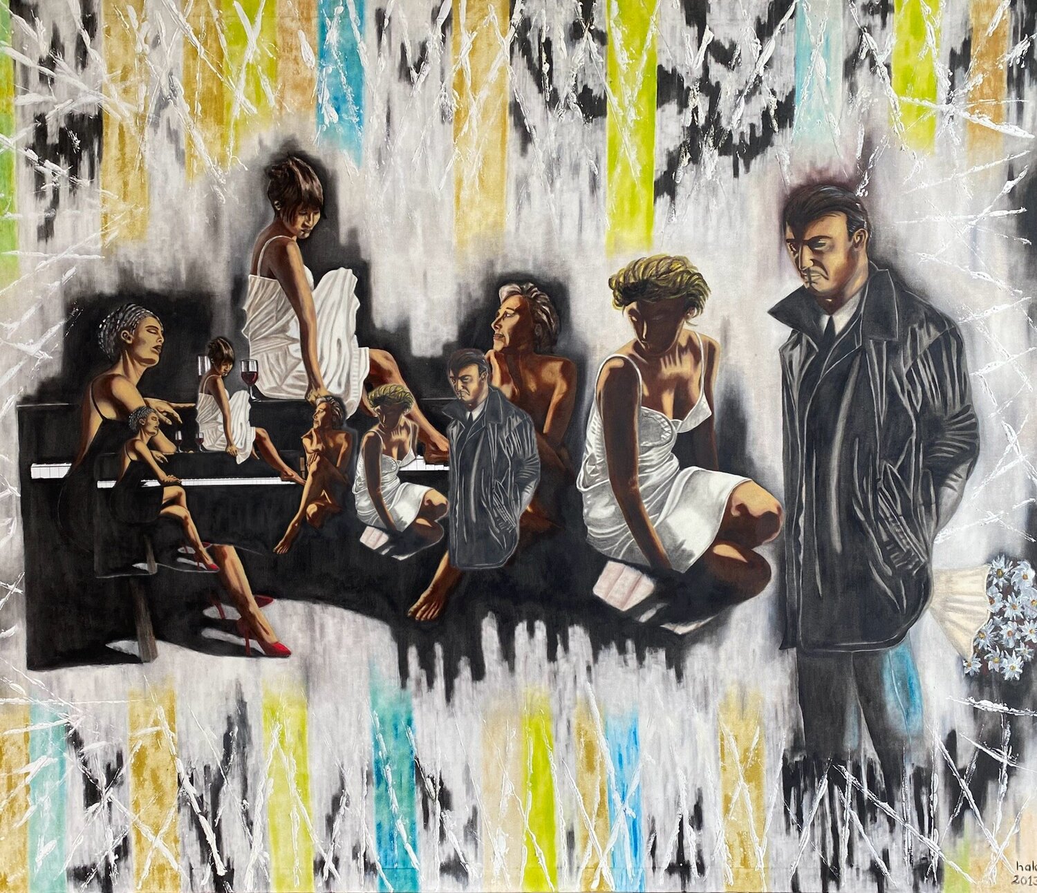 Hustler Huseyin Ak Original painting for sale