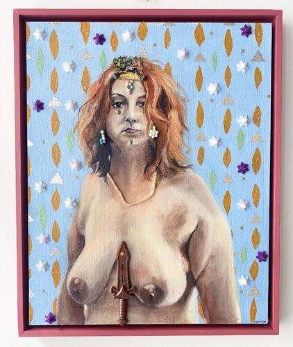 I AM FUTURE, Merde à ces Messieurs by Aurore LANTERI, Painting for Sale on Select