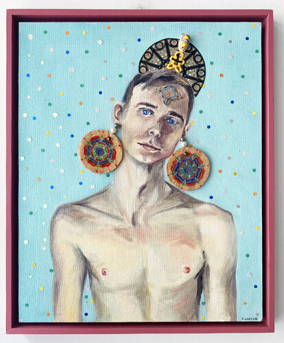 I AM FUTURE, Queen Dots by Aurore LANTERI, Painting for Sale on Select